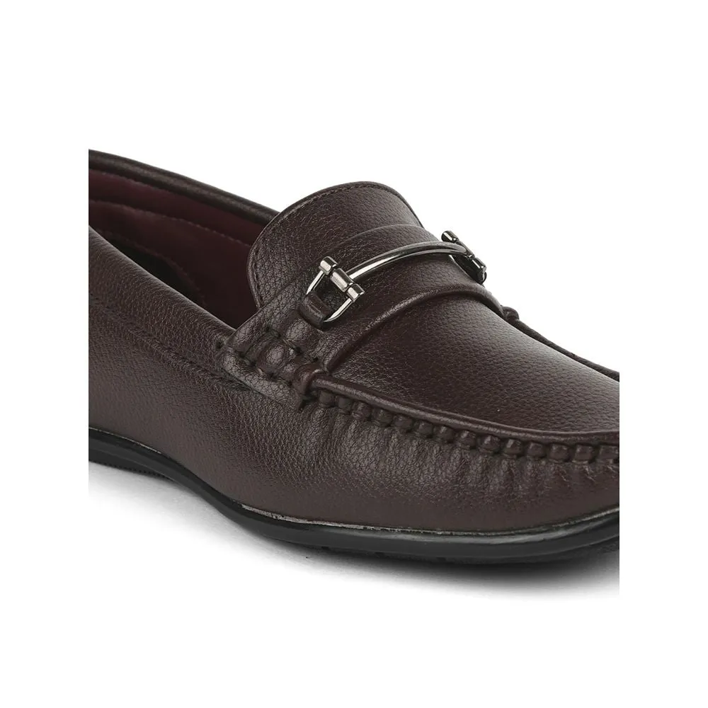 Fortune (Brown) Bit Loafer Shoes For kids OLP-04 By Liberty