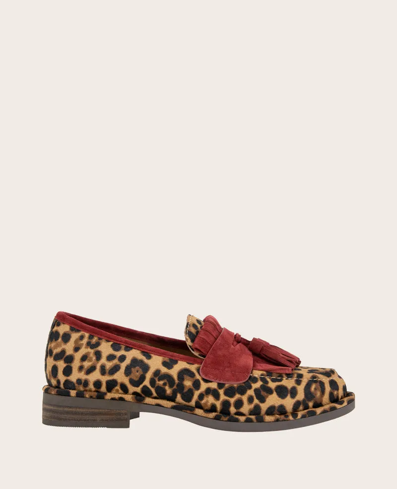 GENTLE SOULS - Cydney Haircalf And Suede Tassel Loafer