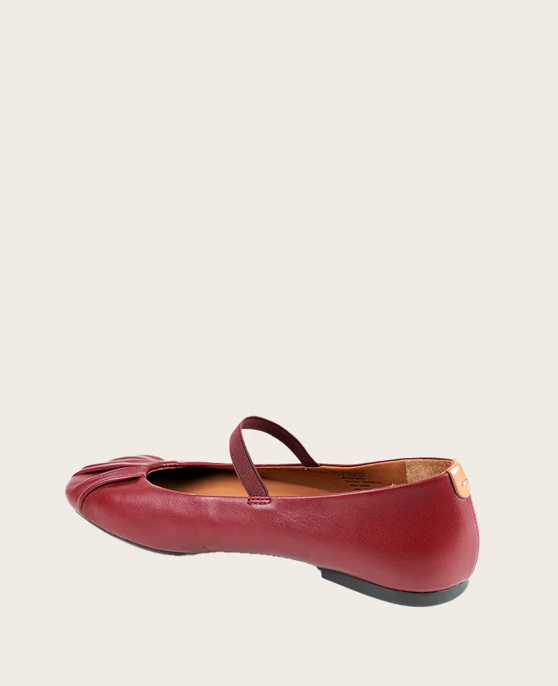 GENTLE SOULS - Walden Leather Pleated Toe Mary Jane Flat