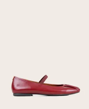 GENTLE SOULS - Walden Leather Pleated Toe Mary Jane Flat