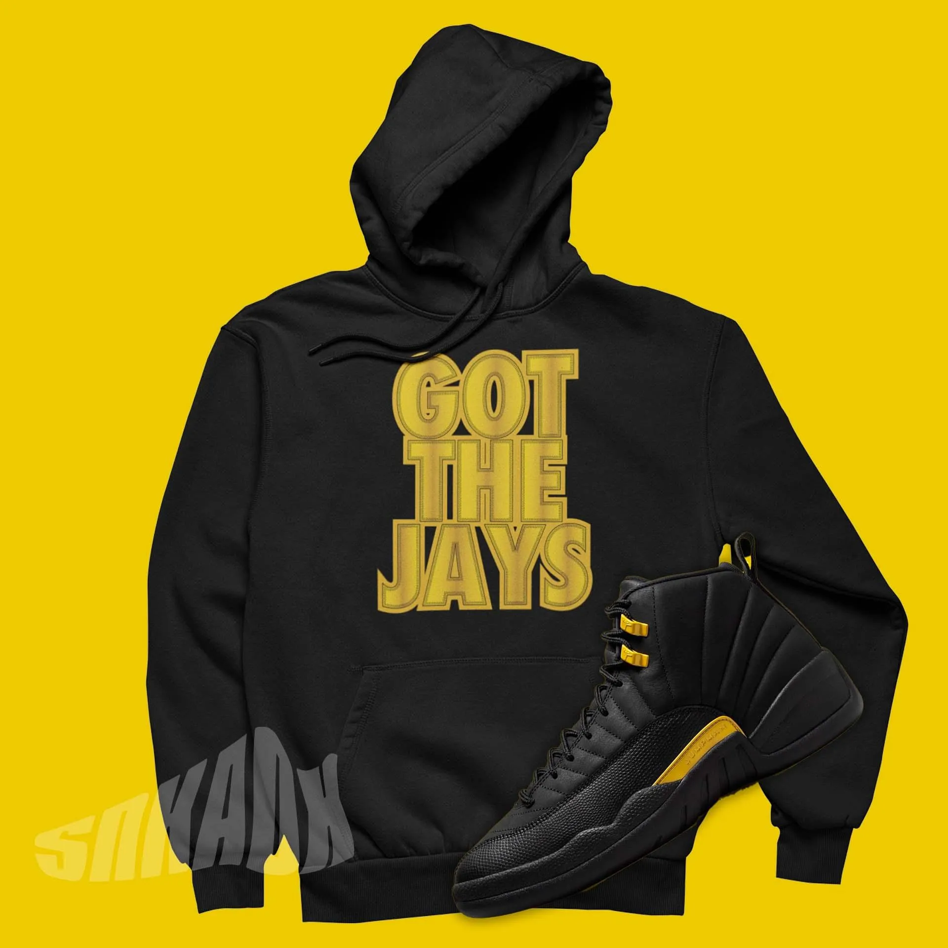 Got The Jays Hoodie To Match Air Jordan 12 Black Taxi