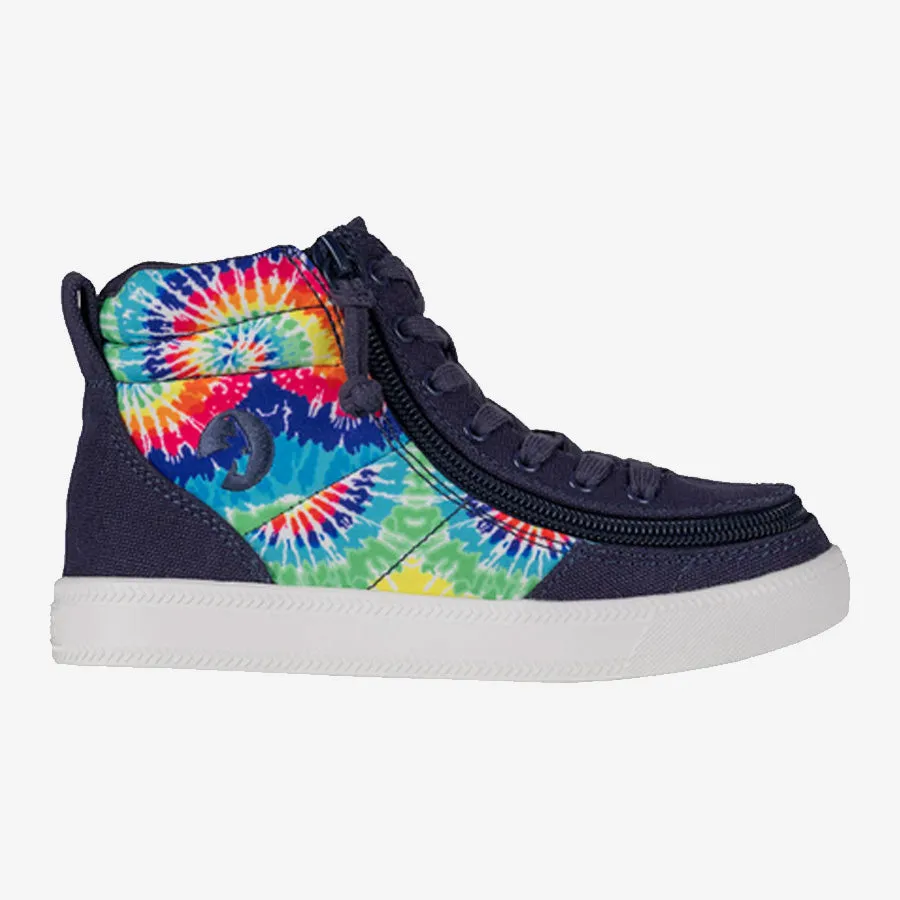 Kids' Navy Tie Dye BILLY Street High Tops