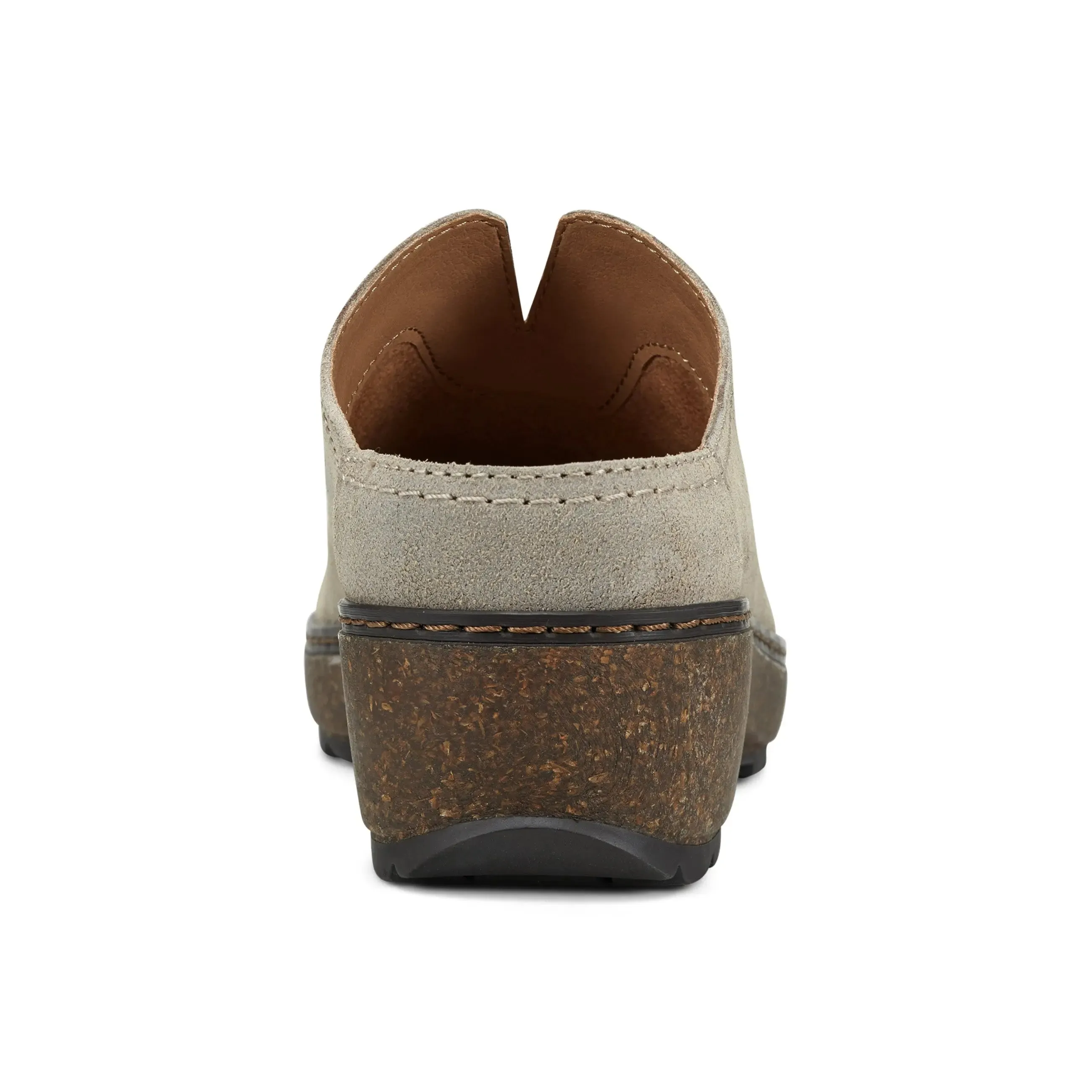 Kolia Round Toe Slip-on Casual Heeled Mules