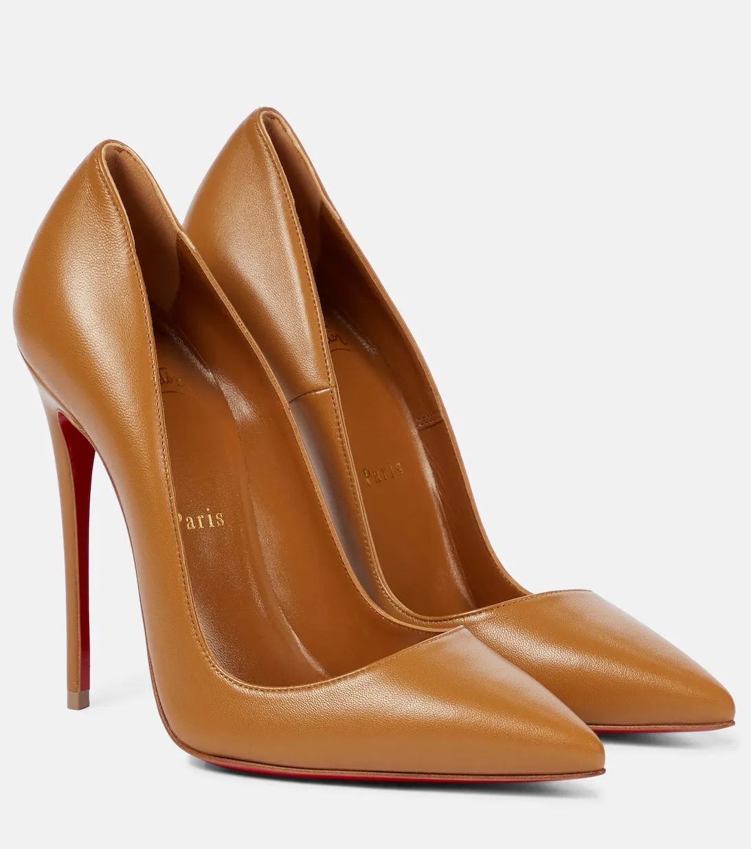 Leather shoes So Kate 120 Christian Louboutin, brown