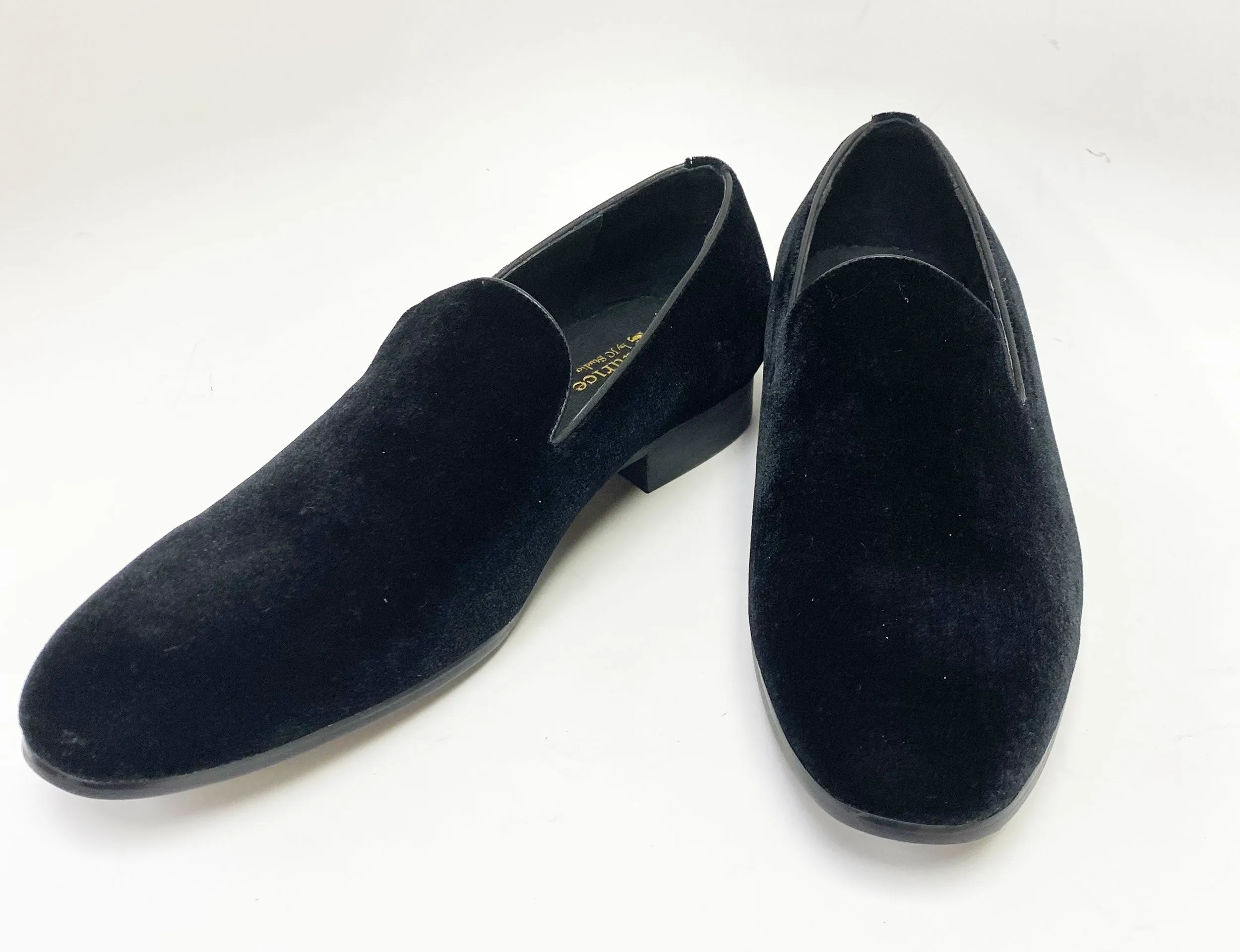 Maurice Velvet Venetian Loafer Black