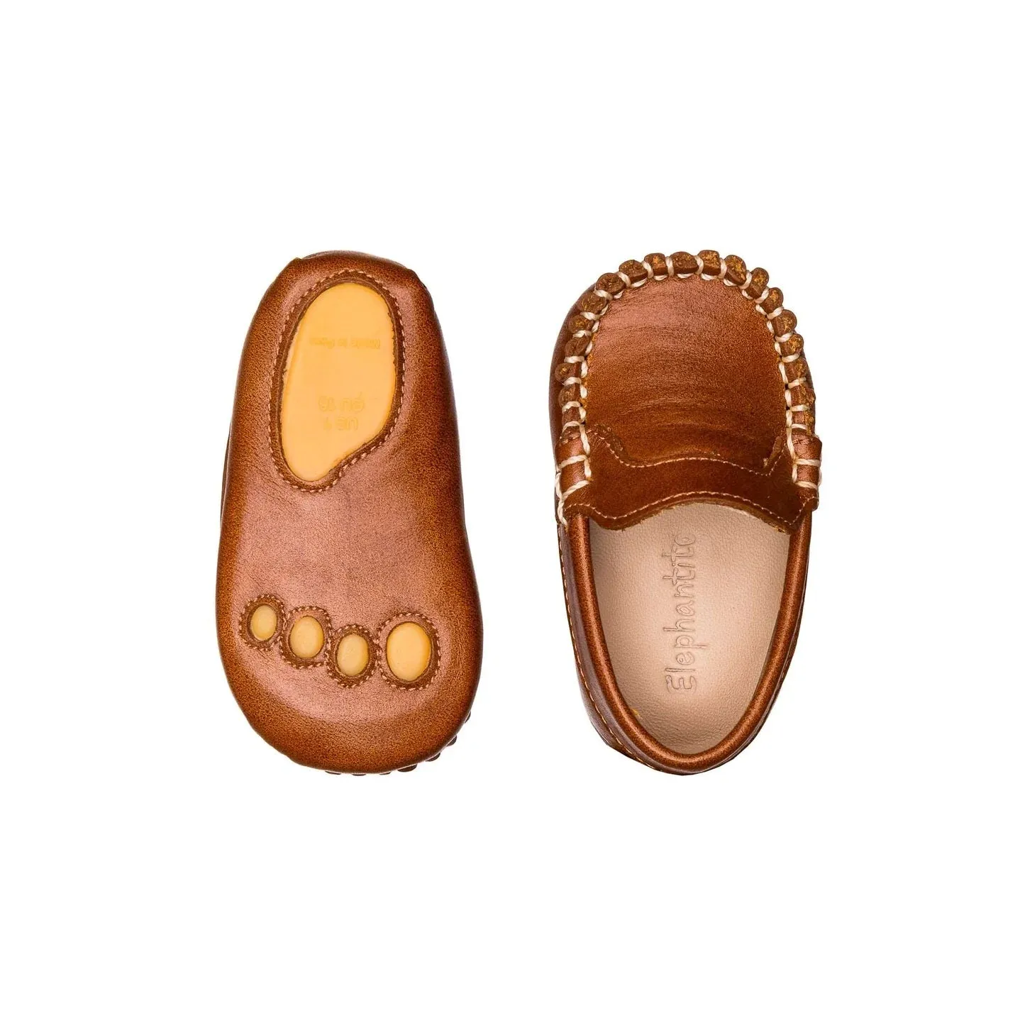 Moccasin for Baby - Natural Brown