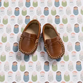 Moccasin for Baby - Natural Brown