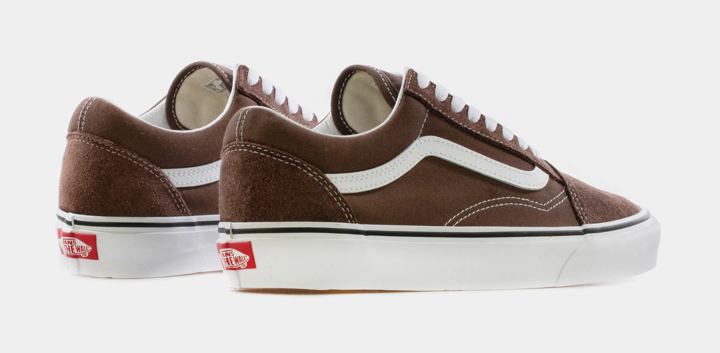 Old Skool Mens Skate Shoe (Brown/White)