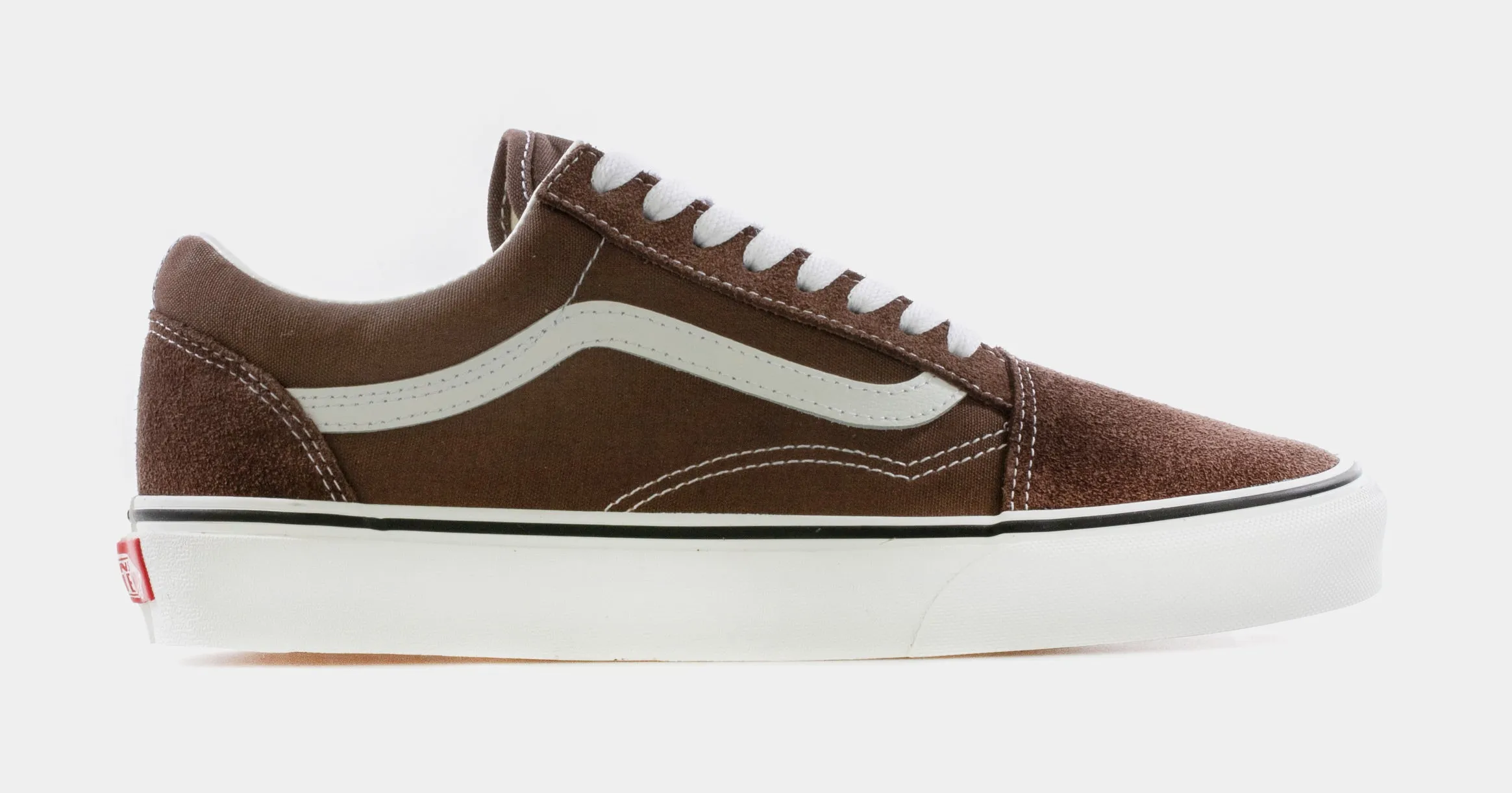 Old Skool Mens Skate Shoe (Brown/White)