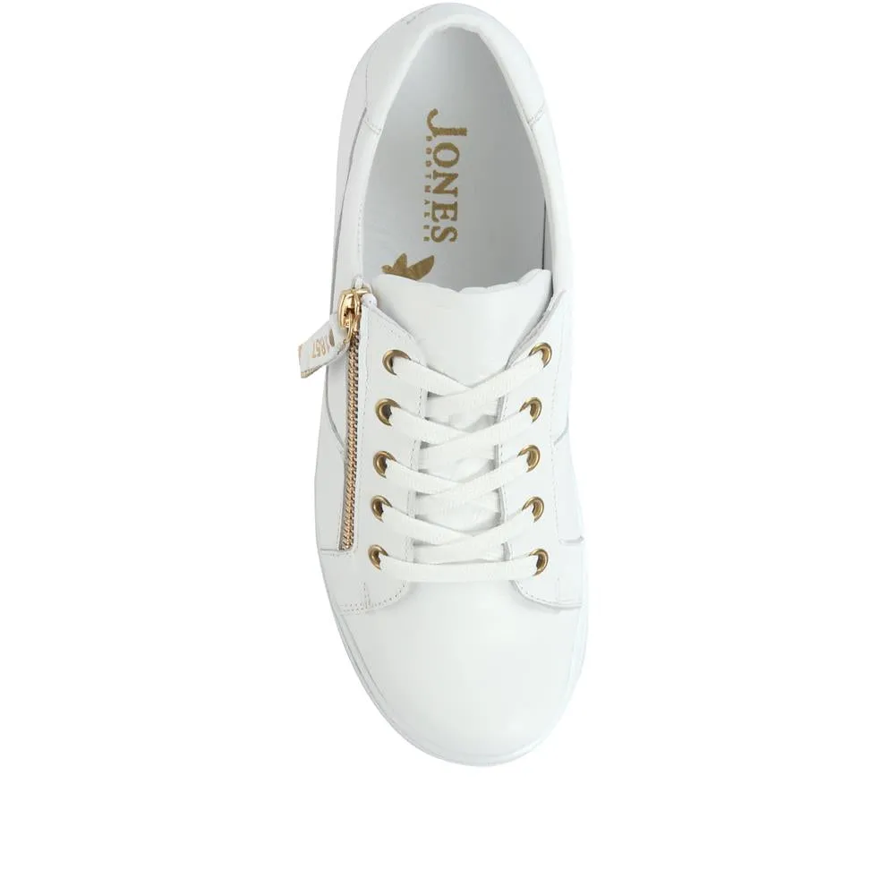 Padova Leather Lace-Up Trainers - PADOVA / 320 235