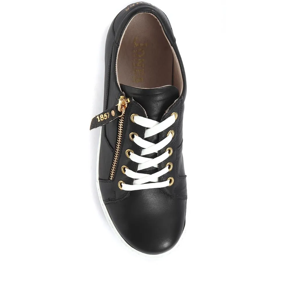 Padova Leather Lace-Up Trainers - PADOVA / 320 235