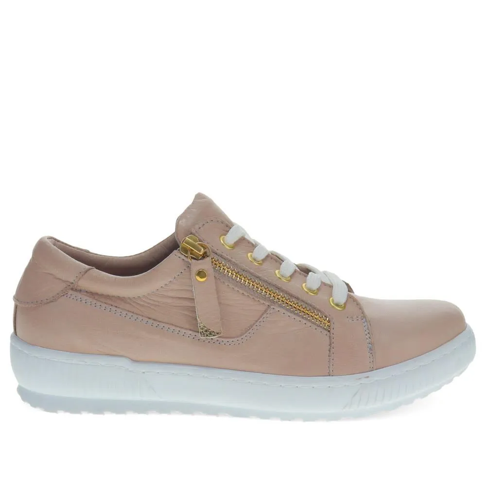 Padova Leather Lace-Up Trainers - PADOVA / 320 235