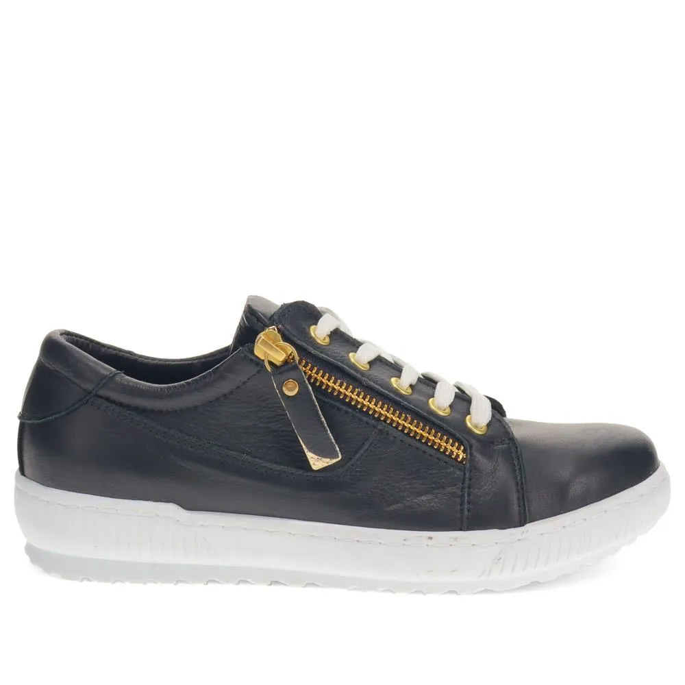 Padova Leather Lace-Up Trainers - PADOVA / 320 235