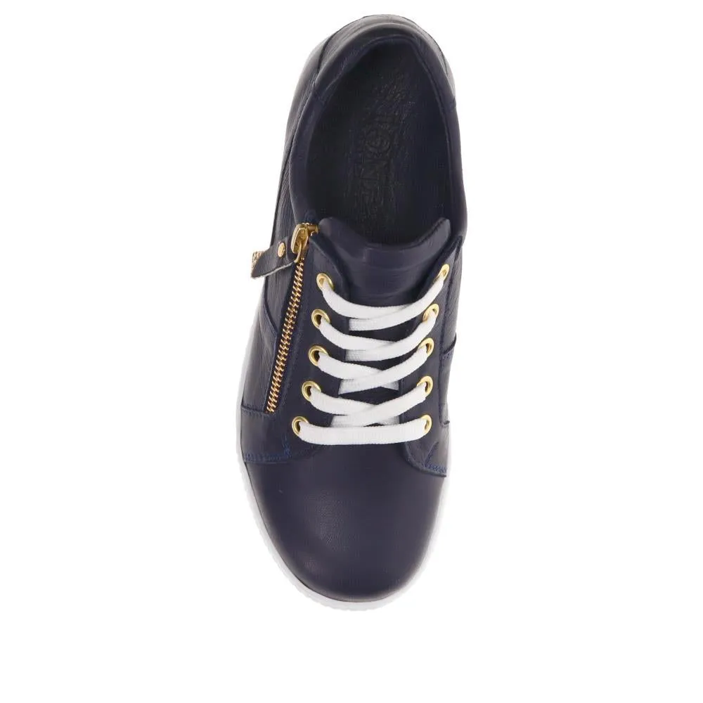 Padova Leather Lace-Up Trainers - PADOVA / 320 235