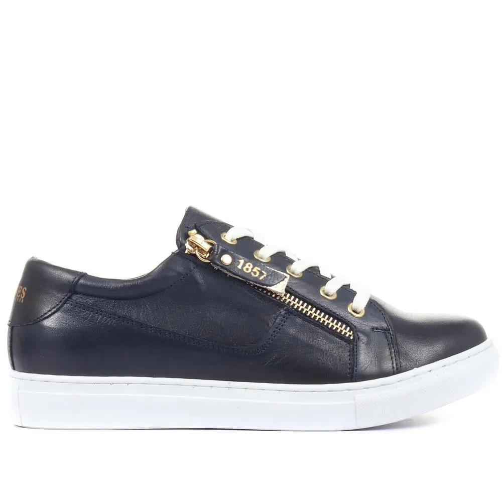 Padova Leather Lace-Up Trainers - PADOVA / 320 235