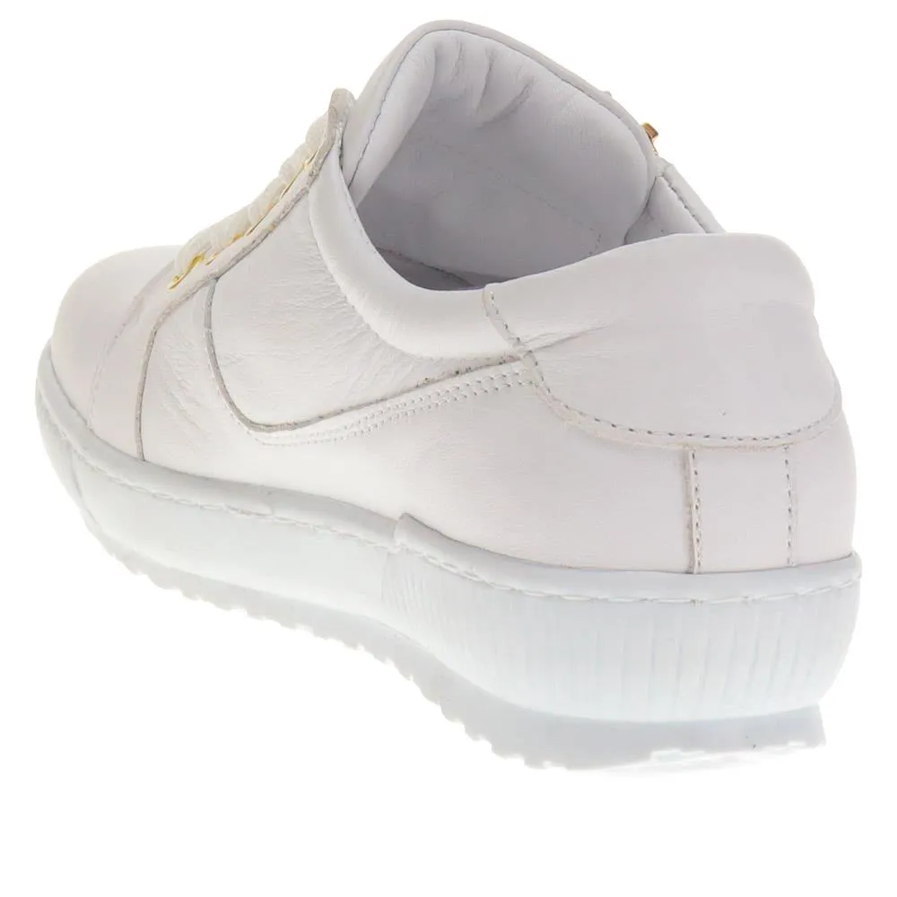 Padova Leather Lace-Up Trainers - PADOVA / 320 235