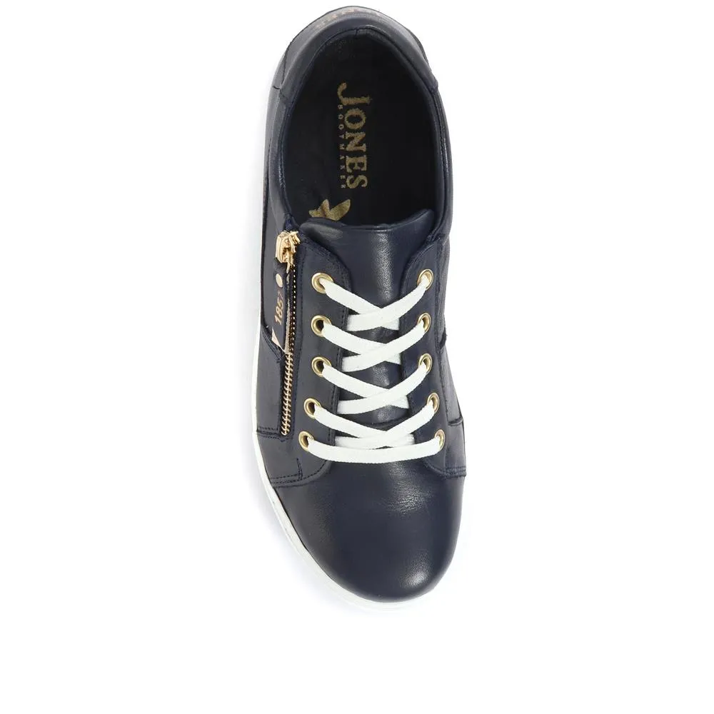 Padova Leather Lace-Up Trainers - PADOVA / 320 235