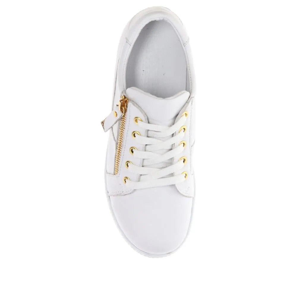 Padova Leather Lace-Up Trainers - PADOVA / 320 235