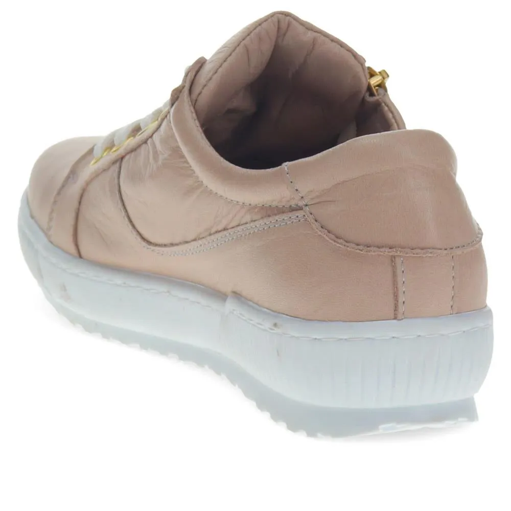 Padova Leather Lace-Up Trainers - PADOVA / 320 235