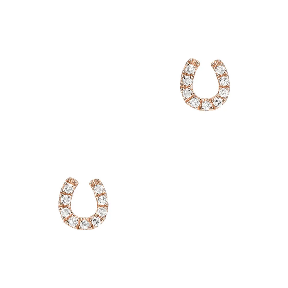 Petite Horseshoe Post Earrings