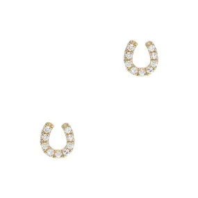 Petite Horseshoe Post Earrings