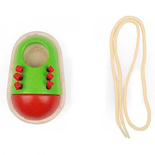 Plan Toys tie up shoe