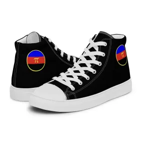 Polyamorous Polyamory Pride Men’s High Top Canvas Athletic Shoes