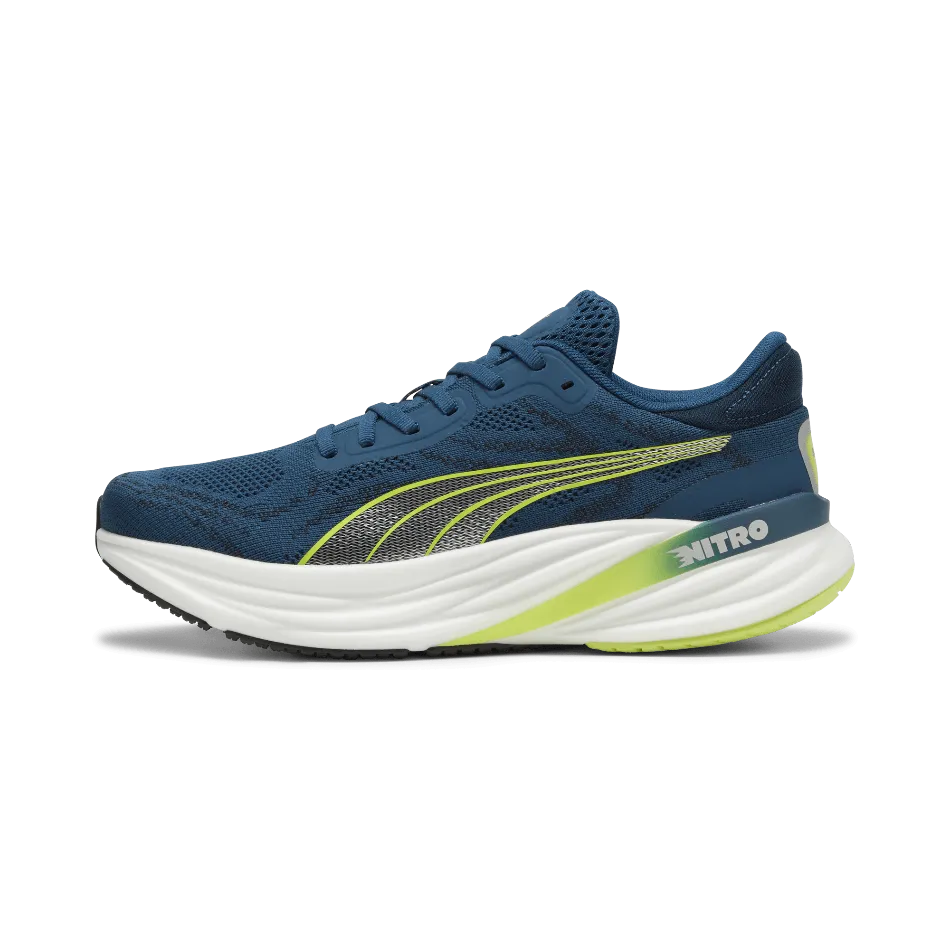 Puma Magnify Nitro 2 Men's  Running Shoes SS24 Ocean Tropic-Puma Black-Lime Pow