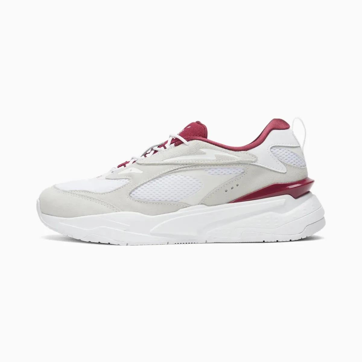 PUMA x TMC RS-FAST (Status Symbol) Sneakers - White/Burgundy