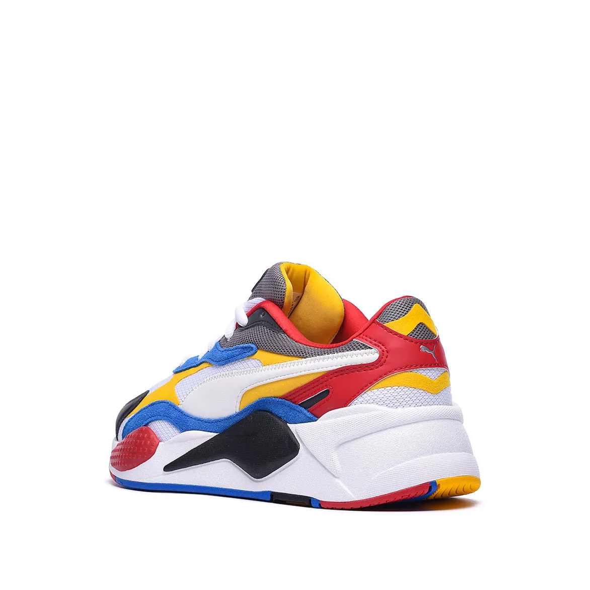 RS-X3 PUZZLE - WHITE / SPECTRA YELLOW / BLACK