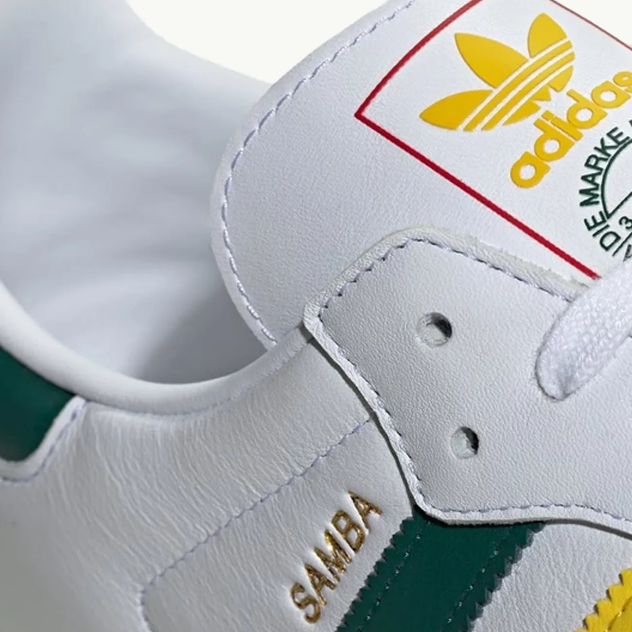 Samba OG 'Reggae' - Cloud White/Yellow/Collegiate Green