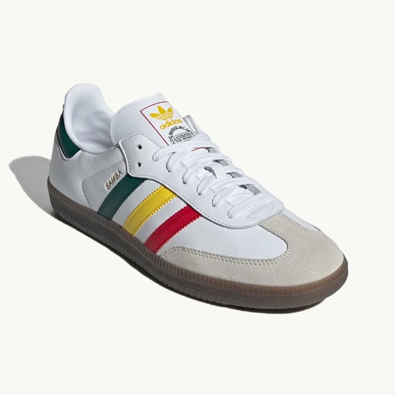 Samba OG 'Reggae' - Cloud White/Yellow/Collegiate Green