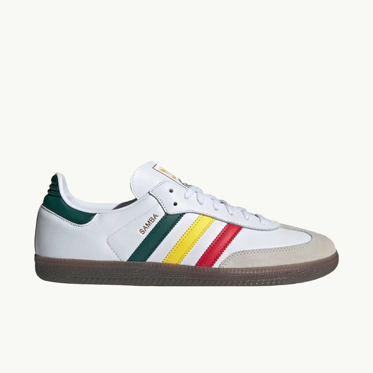 Samba OG 'Reggae' - Cloud White/Yellow/Collegiate Green