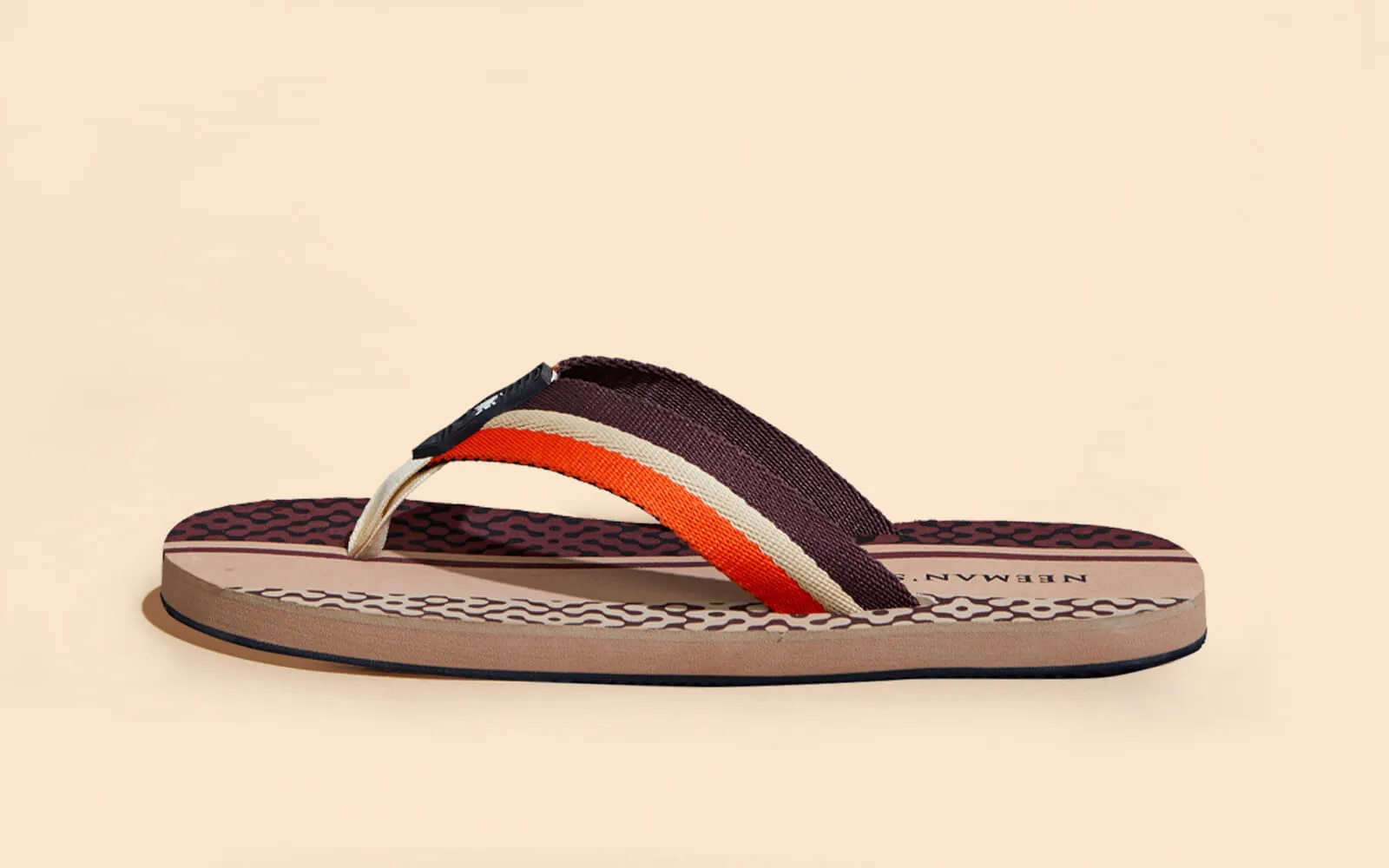 Striped Fusion Flips : Brown-Mocha-Tan