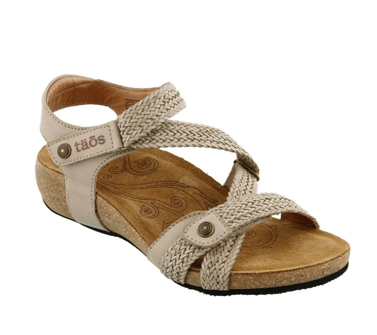 Taos Trulie Leather Sandal ~ Black ~ Honey ~ Stone