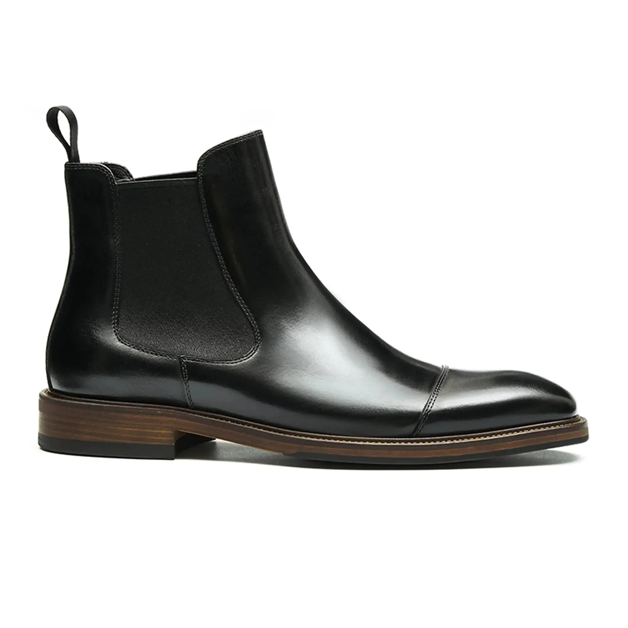 Three-piece leather Chelsea boots D86215