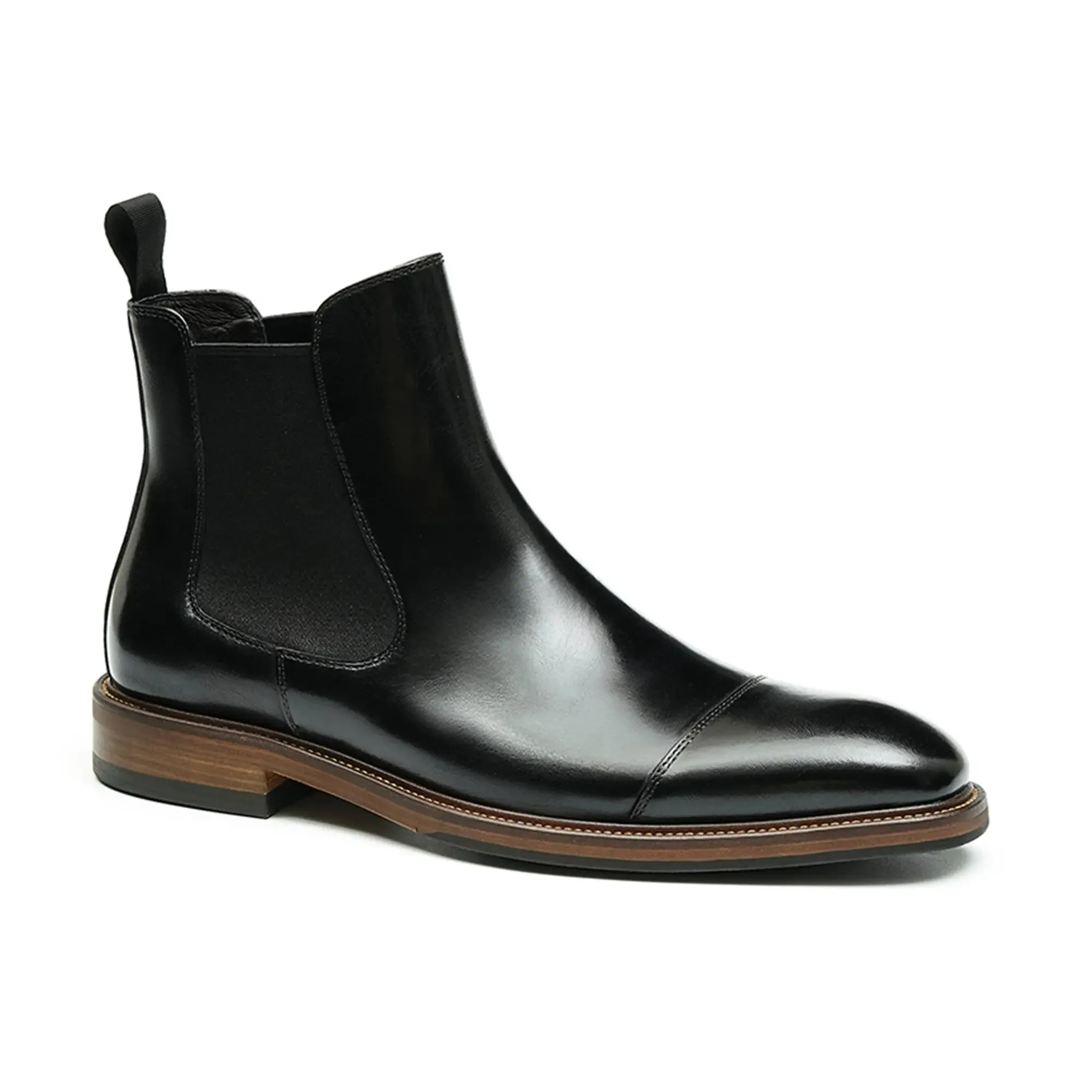 Three-piece leather Chelsea boots D86215