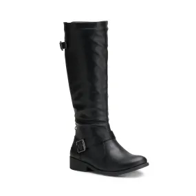 Wanted Women's Lady Luck Lace-up Back Knee High Riding Boot