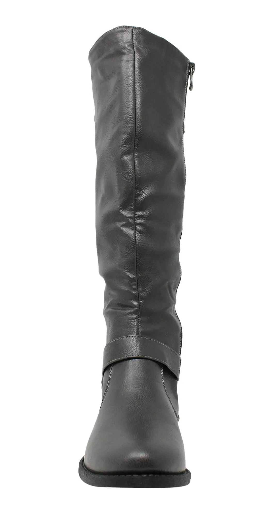 Wanted Women's Lady Luck Lace-up Back Knee High Riding Boot