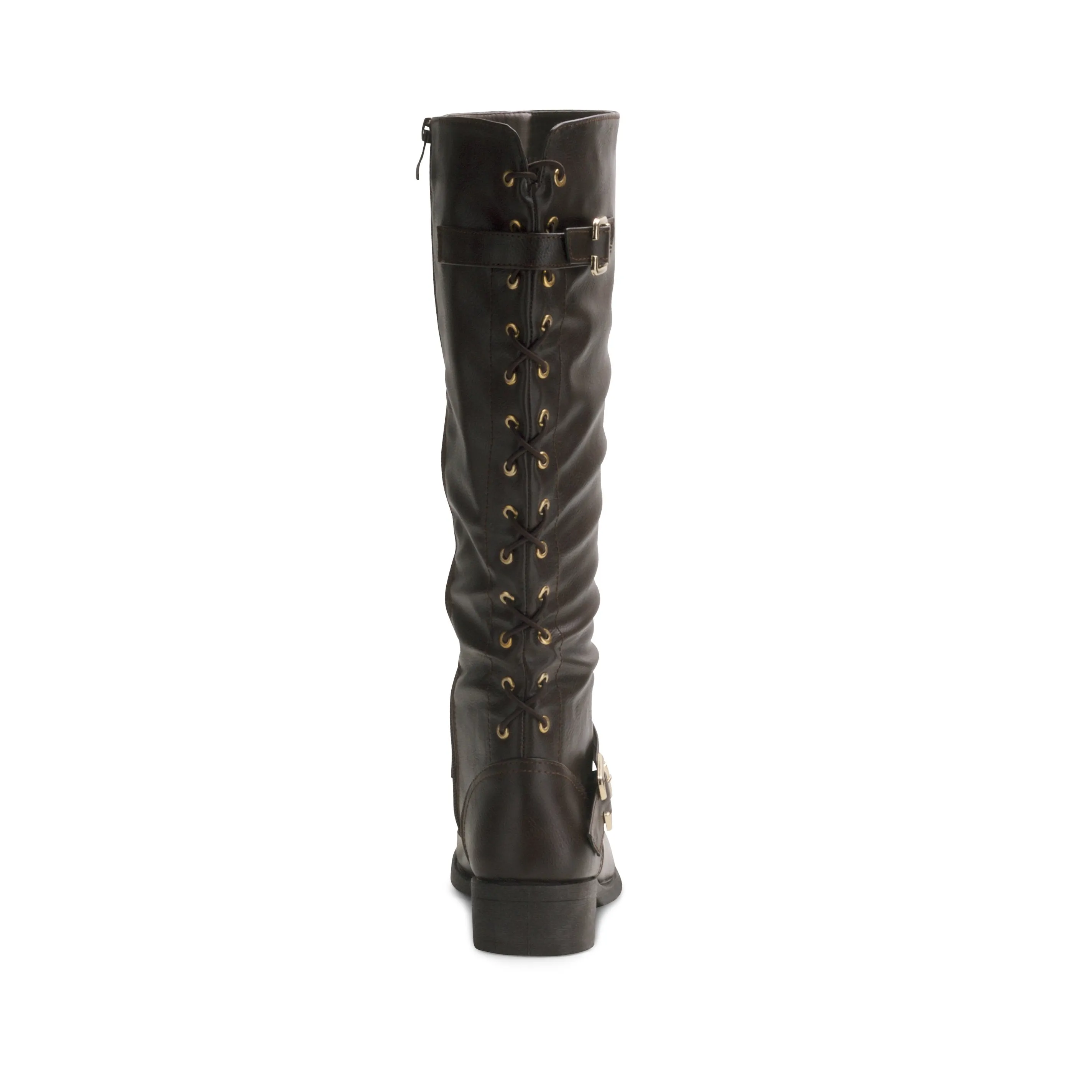 Wanted Women's Lady Luck Lace-up Back Knee High Riding Boot