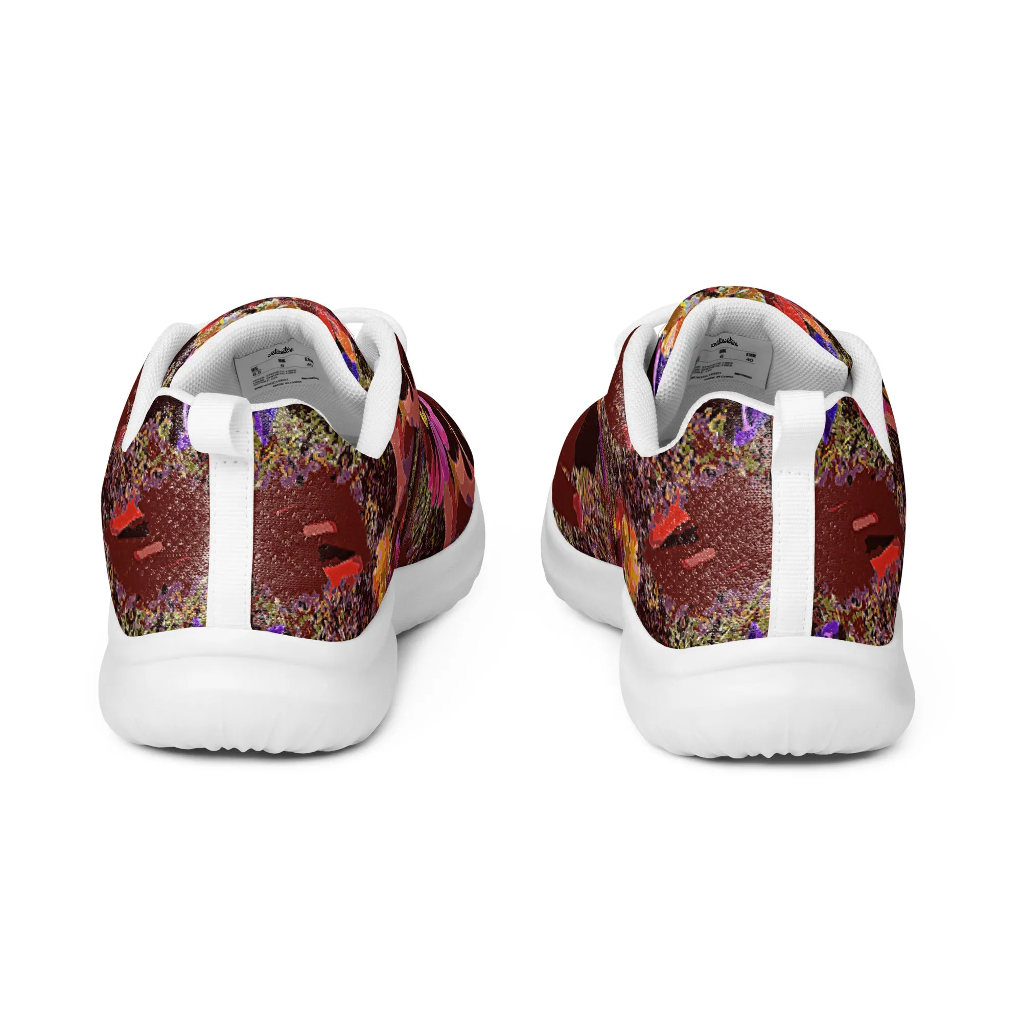 Women’s athletic shoes Handful of flowers